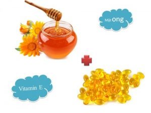 honey and vitamin e effectively reduce dark circles under the eyes