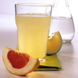 cucumber juice, grapefruit, and lemon