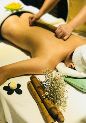 MASSAGE BODY BY BAMBOO AND LOTION CREAM