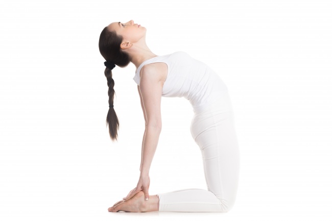 camel pose