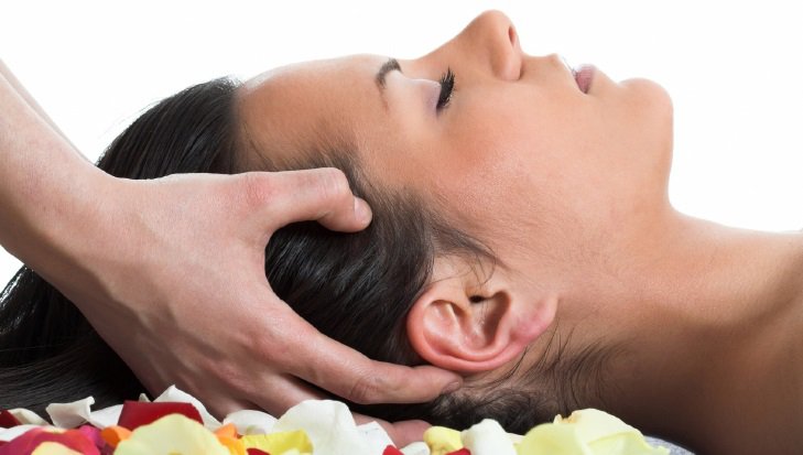 massage trán, thái dương massage trán, thái dương